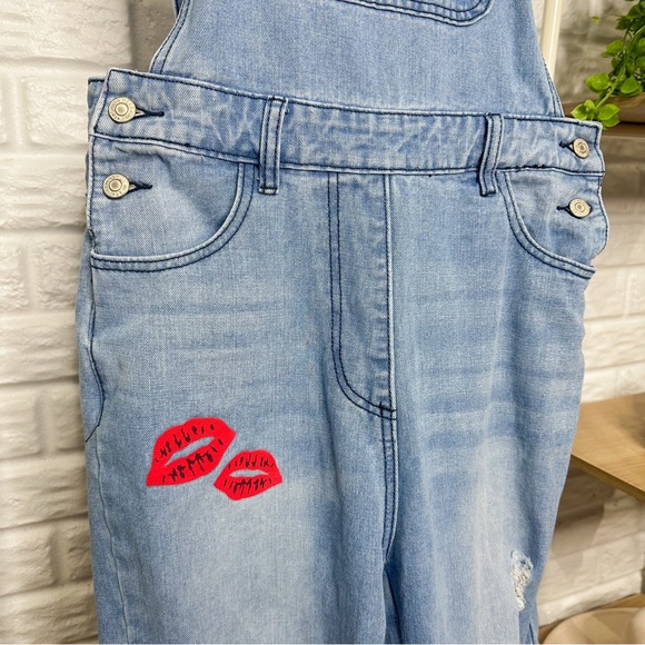 MISSLOOK Rolling Stone Denim Overalls (L) - Picture 2 of 4